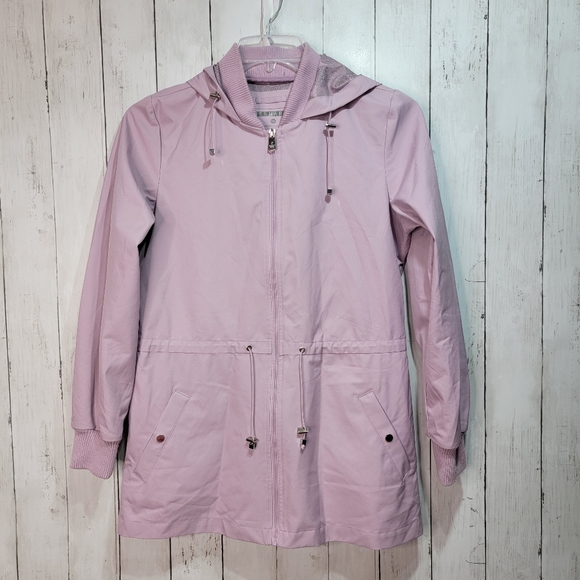 Bernardo Women's Pink Lightweight Outerwear Anorak Jacket Coat Size Small. - Picture 3 of 9